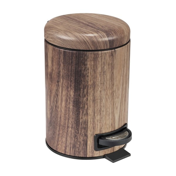 Tērauda atkritumu tvertne ar pedāli 3 l Acacia – Wenko-image-2