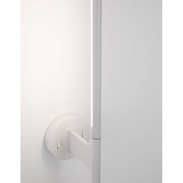 Matēti balta alumīnija LED sienas lampa ar saliekamu konstrukciju Handy – Nova Luce-image-3