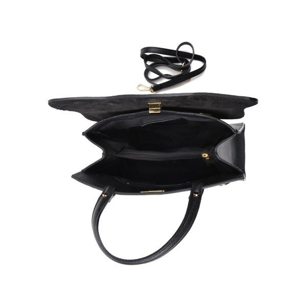 Melna ādas somiņa Renata Corsi Gatto-image-3