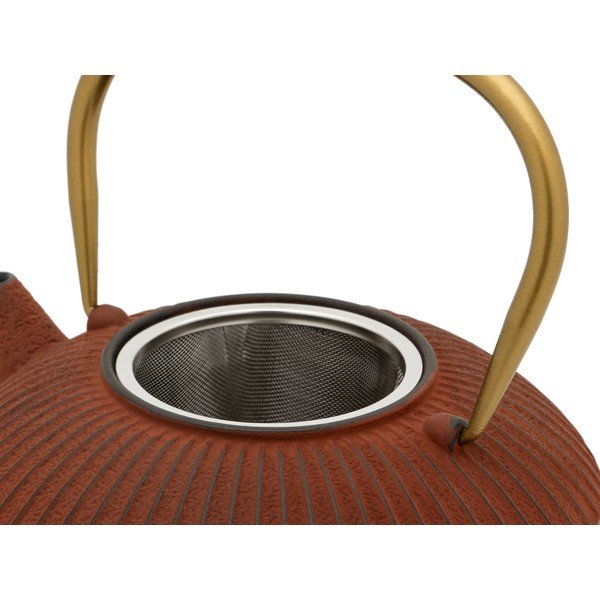 Gaiši sarkana čuguna tējkanna 1,1 l Linhai – Bredemeijer-image-4