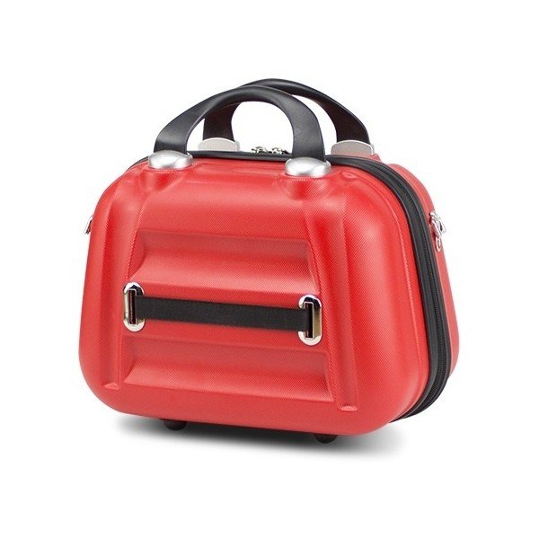Sarkans sieviešu ceļojumu koferis My Valice SMART BAG LASSO Make Up & Hand Suitcase-image-2