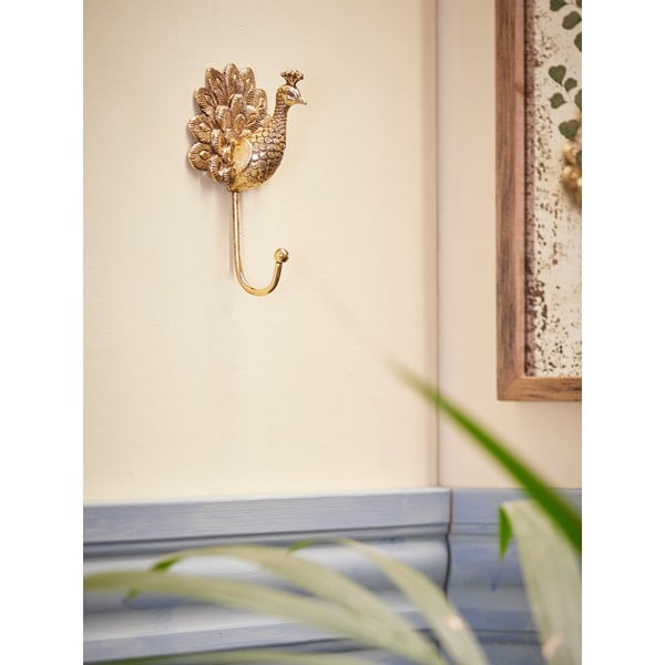 Zelta krāsas metāla sienas āķis Dun – Bloomingville-image-1