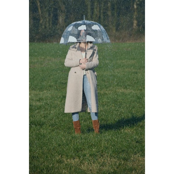 Caurspīdīgs lietussargs ar putnu apdruku Esschert Design, ⌀ 80,8 cm-image-4