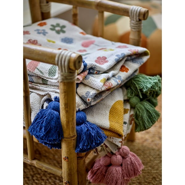 Bērnu sega no pārstrādātas kokvilnas 130x160 cm Cherry – Bloomingville Mini-image-4