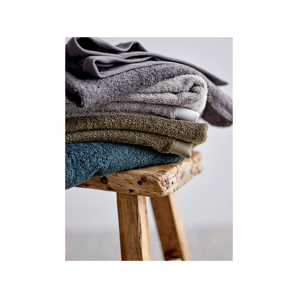 Pelēks organiskās kokvilnas dvielis 50x100 cm Comfort – Södahl-image-4