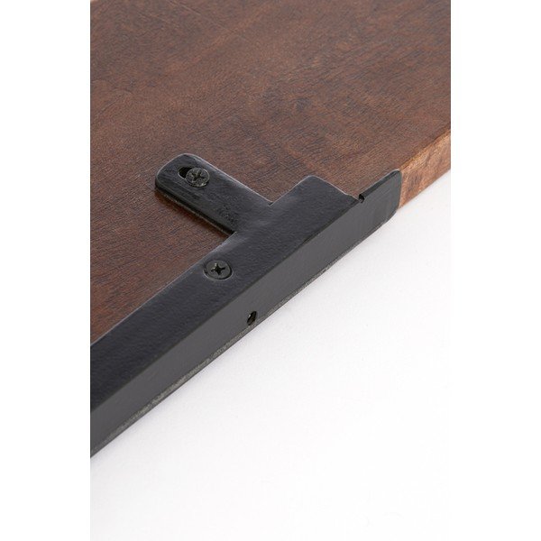 Brūns mango masīvkoka sienas plaukts 70 cm Ginosa – Light & Living-image-3