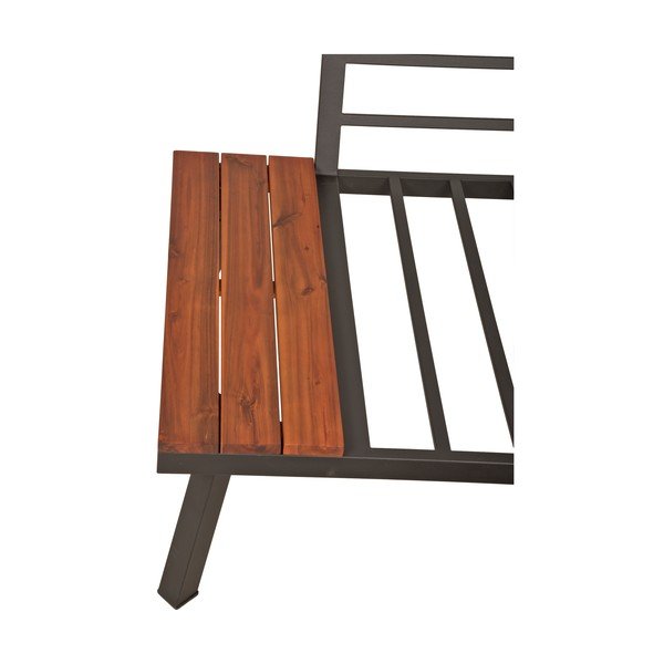 Pelēks akācijas masīvkoka dārza atpūtas komplekts 4 personām Theresa – Garden Pleasure-image-1