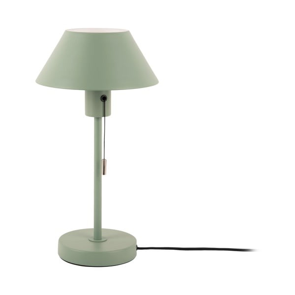 Zaļa galda lampa ar metāla abažūru (augstums 36 cm) Office Retro – Leitmotiv