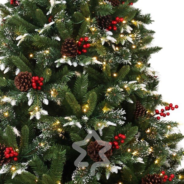 Mākslīgā Ziemassvētku eglīte augstums 180 cm Snowy Pine LED – Můj Stromeček-image-3