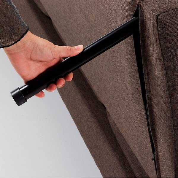 Tumši brūna dīvāns gulta La Forma Regor-image-1