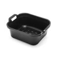 Melna plastmasas bļoda ar diviem rokturiem Addis, 39 x 32 x 14 cm