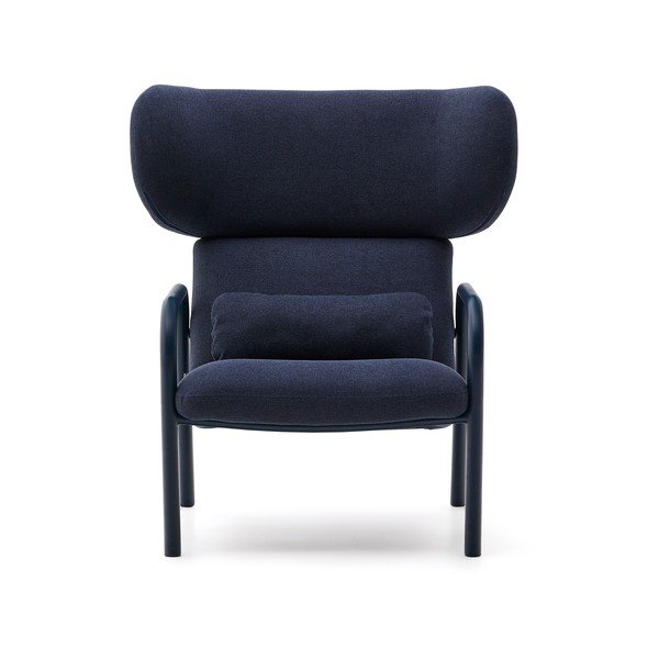 Tumši zils atpūtas krēsls Inari – Kave Home-image-2