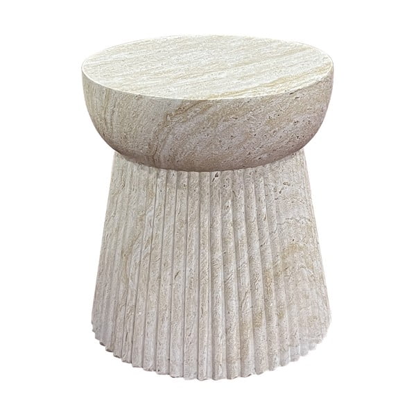 Akmens apaļš dārza galdiņš ø 37 cm Bonn – House Nordic