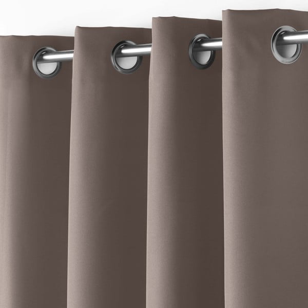 Brūns aizkars 140x180 cm Essentiel – douceur d'intérieur-image-1