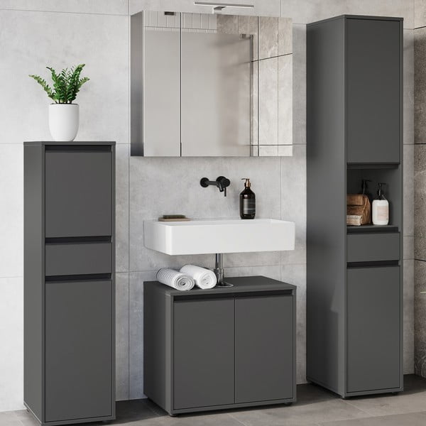 Antracīta pelēks vannasistabas komplekts Lemont – Germania-image-3