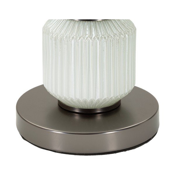 Pelēka galda lampa ar auduma abažūru (augstums 57 cm) Bright – Mauro Ferretti-image-3