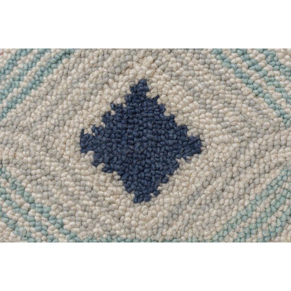 Bēšs un zils vilnas paklājs Flair Rugs Marco, 120 x 170 cm-image-1