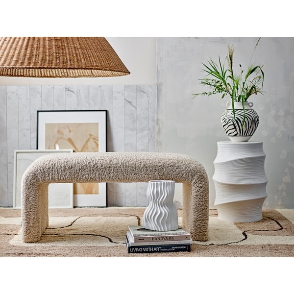 Krēmkrāsas sols no buklē auduma Bobbie – Bloomingville-image-1