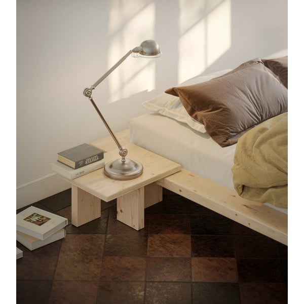 Dabīga toņa priedes masīvkoka naktsskapītis Japan – Karup Design-image-4