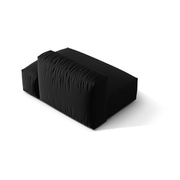 Melna modulārā dīvāna daļa (ar labo stūri) Martina – Micadoni Home-image-3