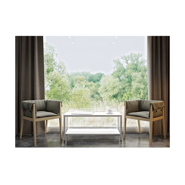 TemaHome Basic balts kafijas galdiņš-image-2