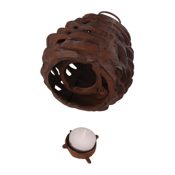 Metāla laterna (augstums 18 cm) Pine Cone – Esschert Design-image-2