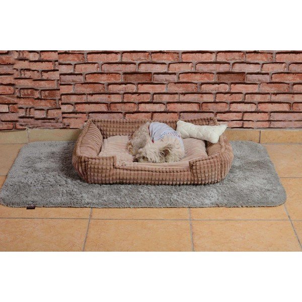 Smilškrāsas plīša gulta Nest – Lydia&Co-image-3