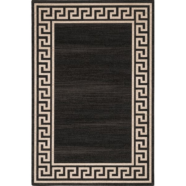 Tumši pelēks vilnas paklājs 100x180 cm Cesar – Agnella