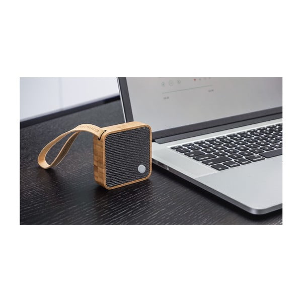 Gaiši brūns bluetooth skaļrunis Gingko Square-image-3