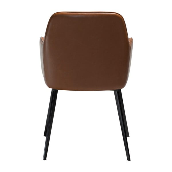 Brūns mākslīgās ādas krēsls DAN-FORM Denmark Embrace Vintage-image-4