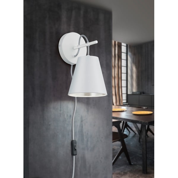 Balta sienas lampa ø 15 cm Andreus – Trio-image-1