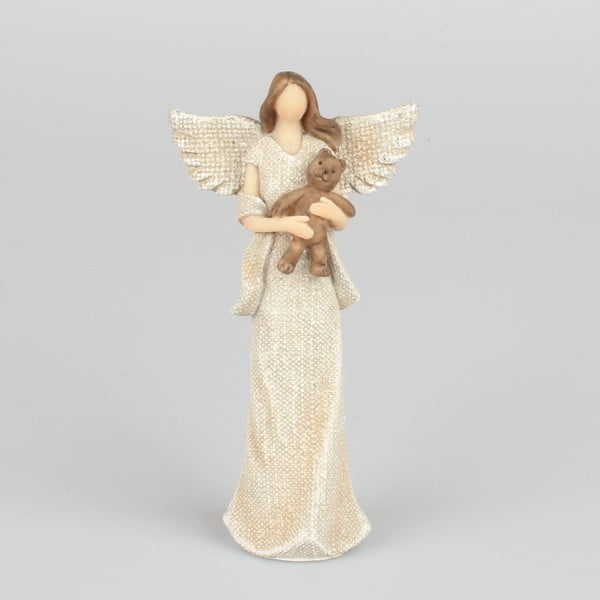 Dakls dekoratīvā eņģeļa figūriņa ar vara sveci