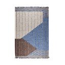 Zils/brūns kokvilnas paklājs 160x230 cm Hampton – Dutchbone