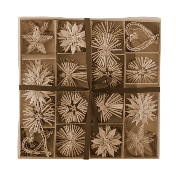 Salmu piekaramie Ziemassvētku rotājumi (55 gab.) Hirah – Bloomingville-image-1