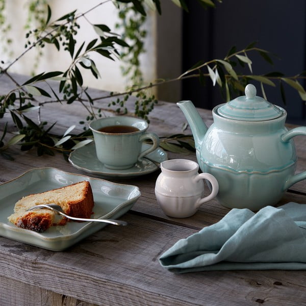 Zila/tirkīzzila māla tasīte 220 ml Alentejo – Costa Nova-image-2