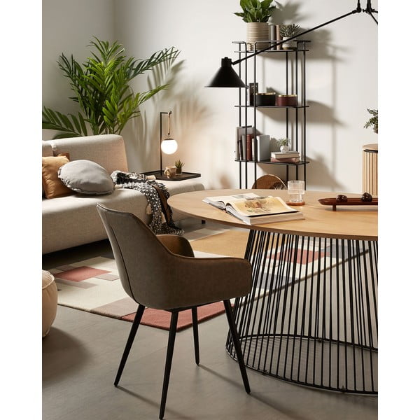 Ēdamgalds ar mango koka virsmu Kave Home, 200 x 110 cm-image-3