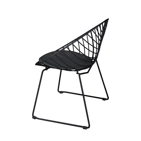 2 melnu dārza krēslu komplekts Bonami Selection Coco-image-4
