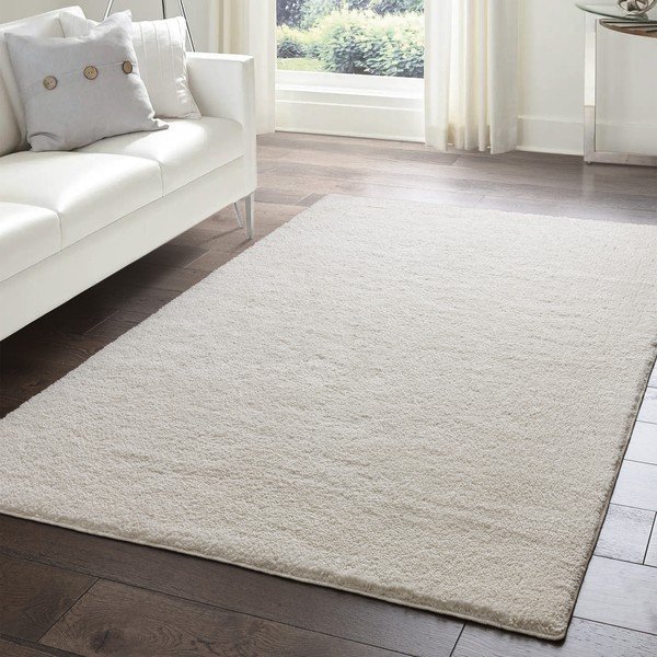 Ziloņkaula krāsas mazgājams paklājs 120x170 cm Super Snug – Asiatic Carpets-image-3