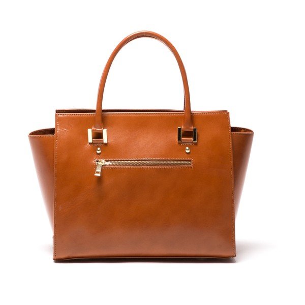 Ādas rokassoma Isabella Rhea 382 Cognac-image-1