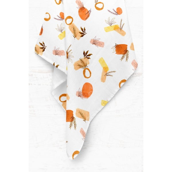 Balta muslīna bērnu sega 75x100 cm Rhapsody – Mijolnir-image-2