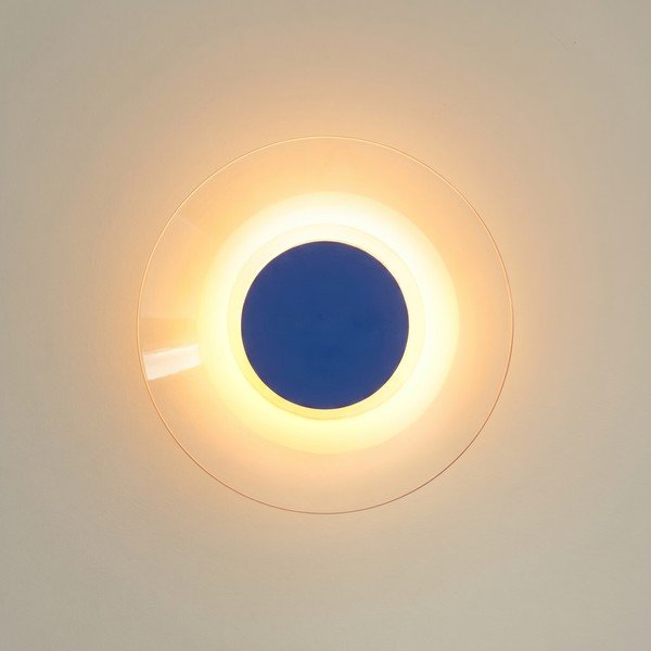 Tumši zila LED sienas lampa 
no akrila stikla
 ø 28 cm ASTRO – Thoro-image-3