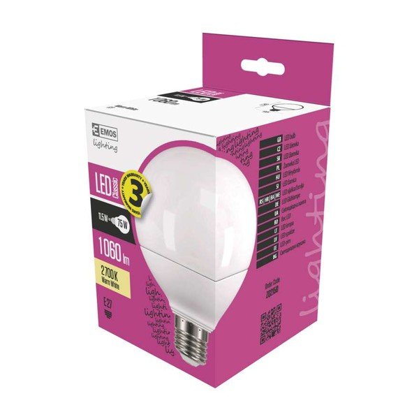 LED spuldze Classic Globe Warm White, 11,5W E27 - EMOS-image-1