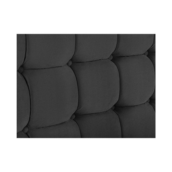 Tumši pelēks galvgals Kooko Home Hasso, 120 x 200 cm-image-2