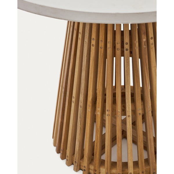 Apaļš dārza ēdamgalds ø 90 cm Alcaufar – Kave Home-image-3