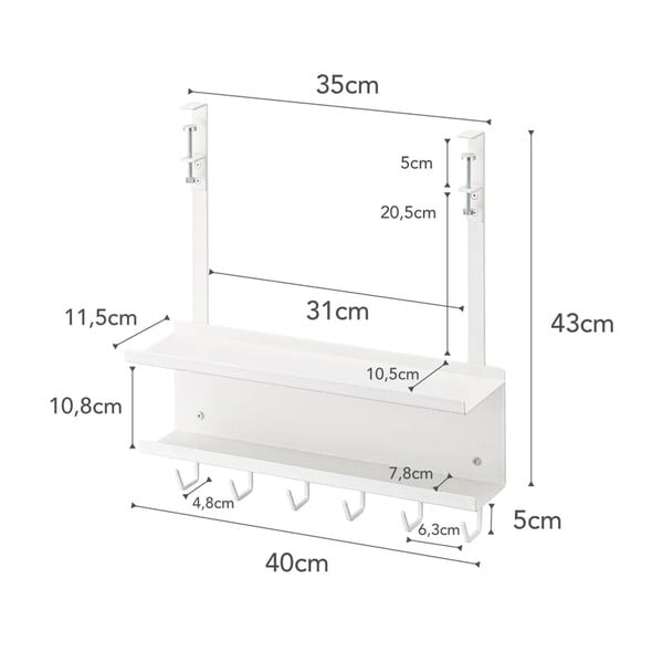 Metāla organizators vadiem Smart – YAMAZAKI-image-4