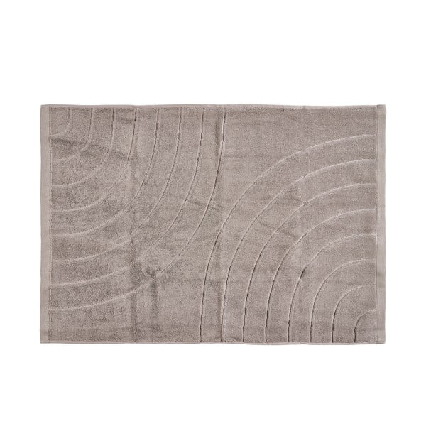 Pelēkbēšs frotē kokvilnas dvielis 50x70 cm Time – Zone-image-1