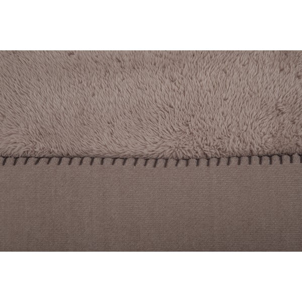 Pelēkbrūns mikroplīša pleds 150x200 cm Tomo – Tiseco Home Studio-image-2