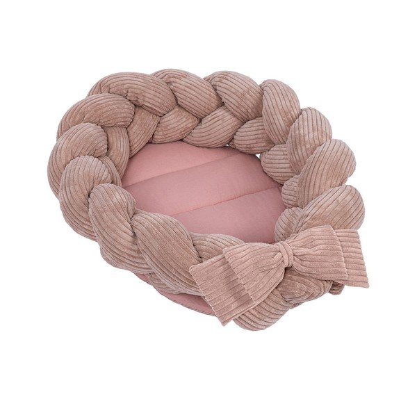 Rozā zīdaiņu ligzdiņa 47x70 cm – Meowbaby