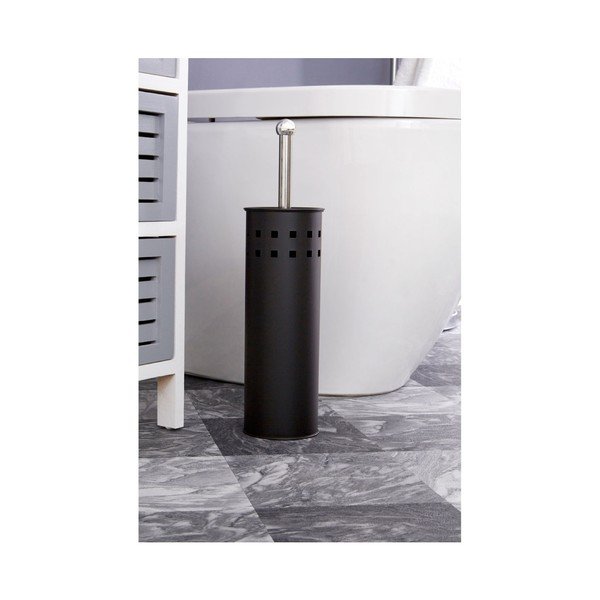 Matēti melna metāla tualetes birste Indy – Premier Housewares-image-1