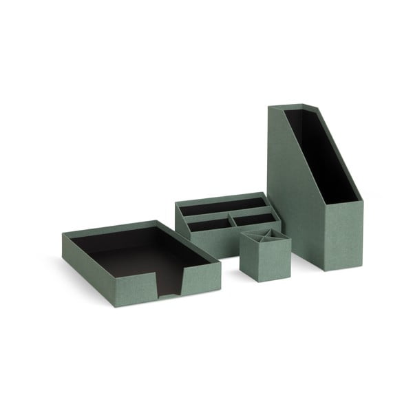 Kartona organizatori (4 gab.) Hugo Canvas Paper Laminate – Bigso